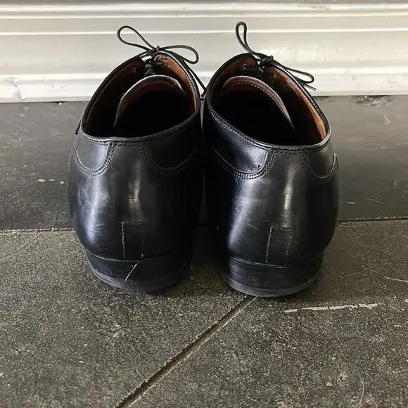 Alden 971 CalfskinStraight toe Bulcher lace up Oxford dress shoes sz 11.5